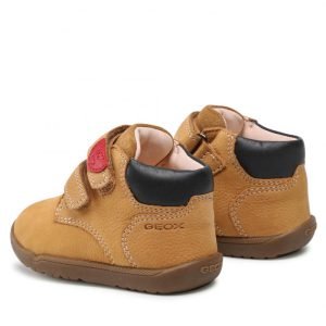 GEOX μποτάκι αγόρι B164NC 03285 C5046 ταμπα biscuit GEOX μποτάκι αγόρι B164NC 03285 C5046 ταμπα biscuit