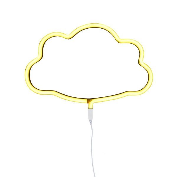 Φωτιστικό Neon “Cloud” Κίτρινο