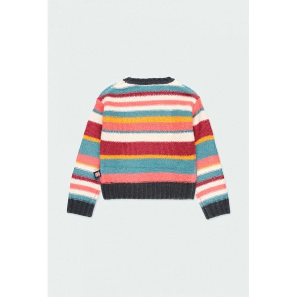 Πουλόβερ ριγέ BOBOLI 413198