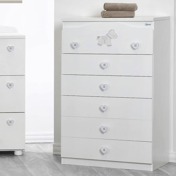 Ti Vedo Vip 6 Drawer Dresser