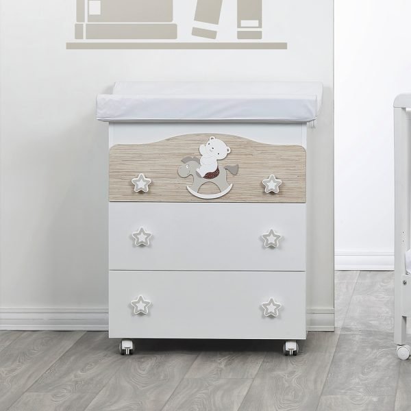 Bammboo Cavalluccio Baby Bath Dresser
