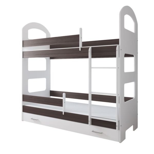 Just Baby Παιδική Κουκέτα Curve Με Συρτάρι 80×180 Καφέ