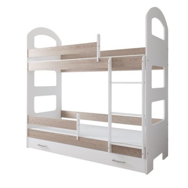 Just Baby Παιδική Κουκέτα Curve Με Συρτάρι 80×180 Natural