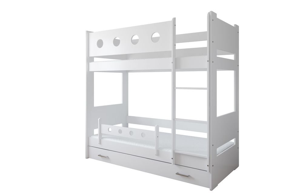 Just Baby Παιδική Κουκέτα Ship Boy Με Συρτάρι 80×180 Λευκό Just Baby Παιδική Κουκέτα Ship Boy Με Συρτάρι 80×180 Λευκό