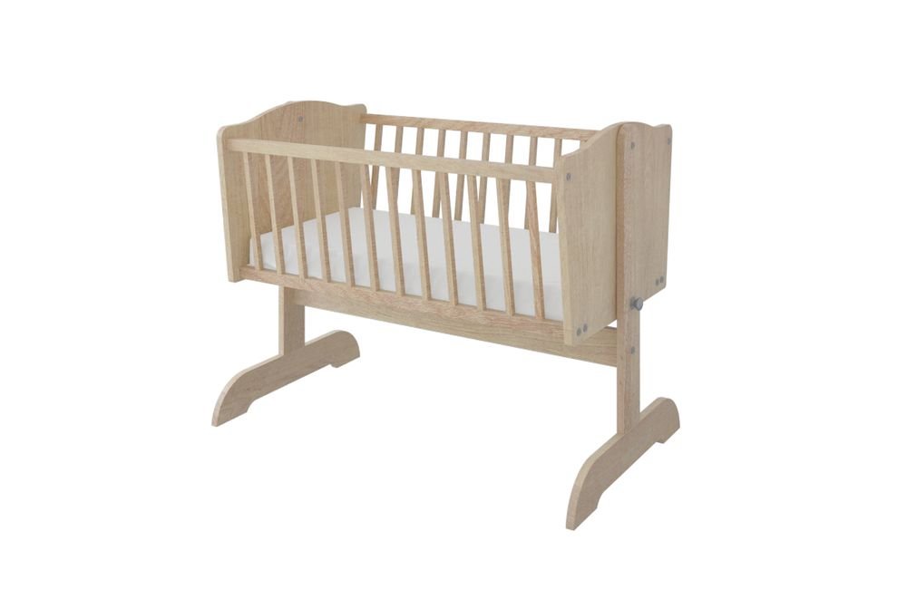 Just Baby Βρεφικό Ξύλινο Λίκνο Φυσικό Just Baby Βρεφικό Ξύλινο Λίκνο Φυσικό