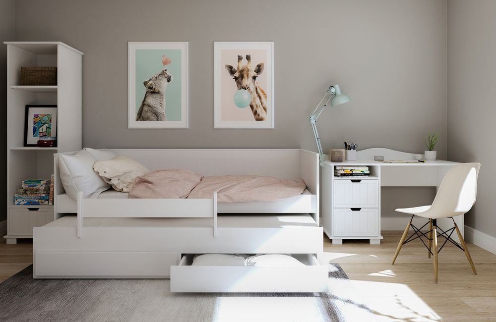 Just Baby Παιδικό Κρεβάτι Anna Με 2 Συρτάρια + κρεβατι συρομενο Λευκό Just Baby Παιδικό Κρεβάτι Anna Με 2 Συρτάρια + κρεβατι συρομενο Λευκό