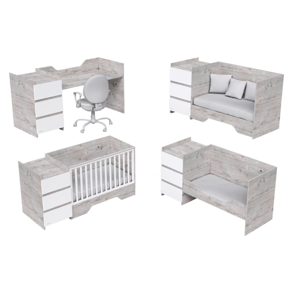 Casababy Combo βρεφική πολυμορφική κούνια 4 σε 1