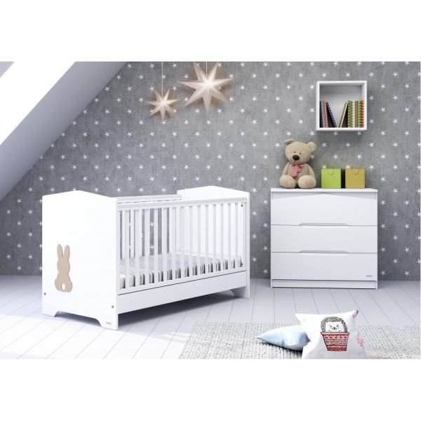 Casababy Rabbit βρεφικό κρεβάτι μετατρεπόμενο σε προεφηβικό