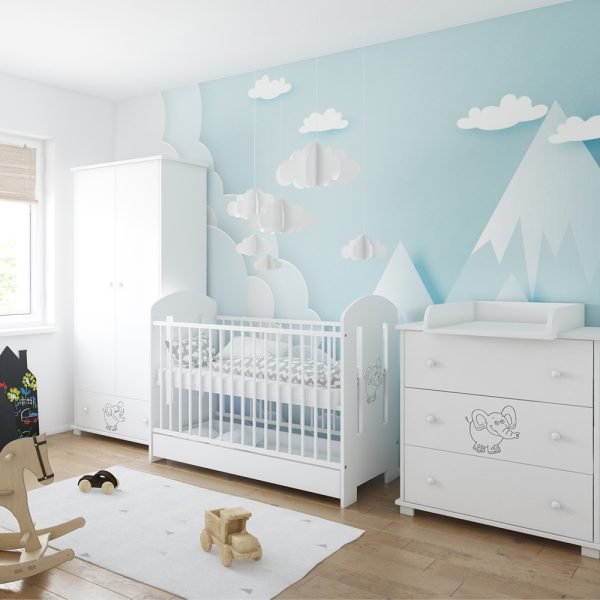 Just Baby Κρεβάτι με Συρτάρι Lucky White