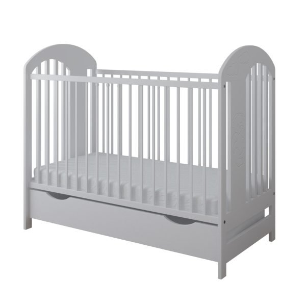 Just Baby Κρεβάτι με Συρτάρι Pumba White