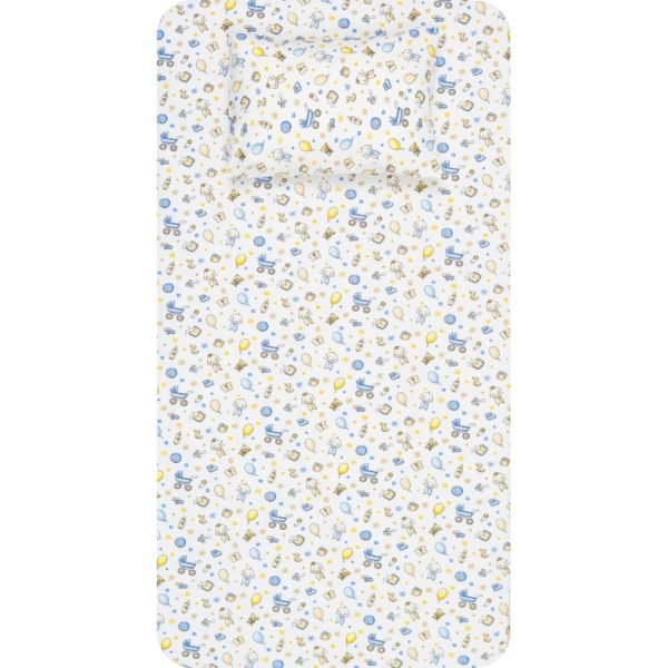 Σεντόνια κούνιας φανελένια αγόρι BOREA